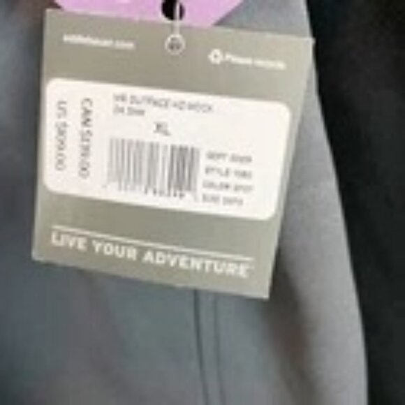 Eddie Bauer Outpace Storm HZ Mock 1/2-Zip Dark Smoke First Ascent XL - Picture 5 of 9